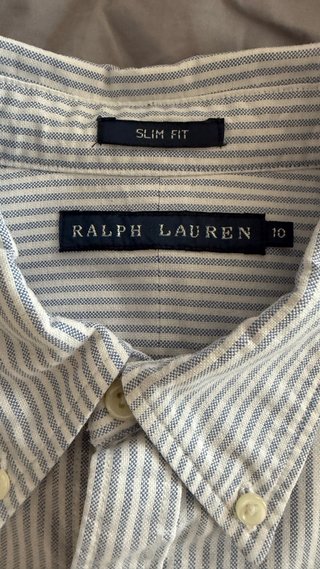 Camisa Oxford Rayas Ralph Lauren mujer