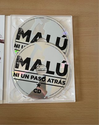 Malú Ni Un Paso Atrás DVD + CD