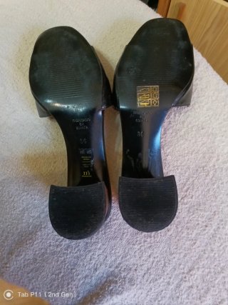 Mules sandalias negras piel Gloria Ortiz - Talla 3