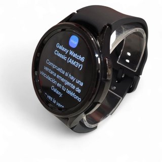 SMARTWACH SAMSUNG GALAXY WATCH 6 CLASSIC NEGRO 47MM LTE+ CAJA + CARGADOR + CORREAS