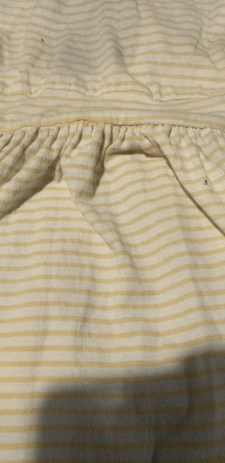 Vestido niña rayas sin espalda