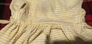 Vestido niña rayas sin espalda