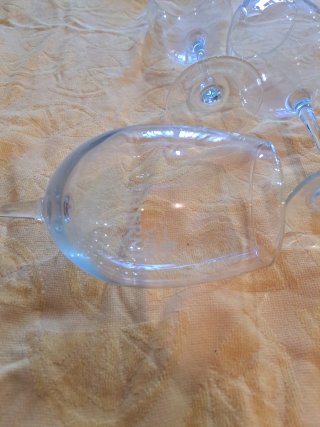 Calice di vino in cristallo della Cantina Viña Herminia