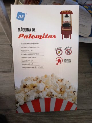 Máquina de Palomitas NK Estilo Vintage