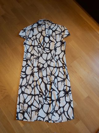 Scamiciato fantasia bianco, nero, beige