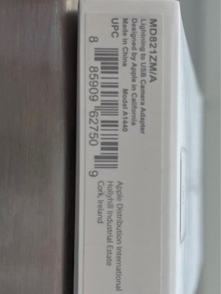 Lightning to USB Camera Adapter Apple