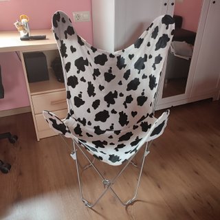Silla Decorativa Estampado Vaca