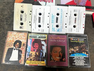 Lote Michael Jackson: Libros, Cassettes y Programa