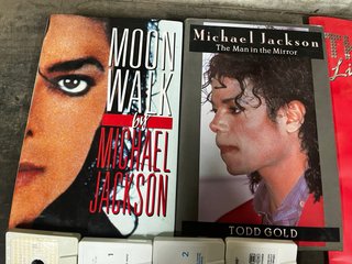 Lote Michael Jackson: Libros, Cassettes y Programa