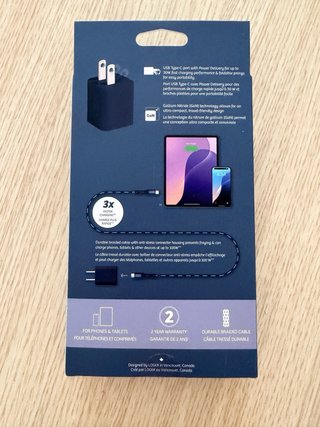 LOGIIX Cargador USB-C 30W 1.5m