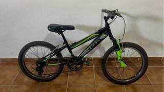 Bicicleta Montaña Infantil Negra/Verde