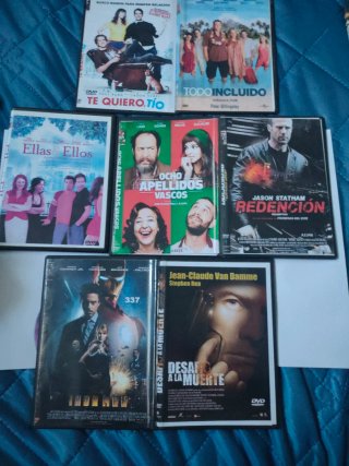 Lote Películas DVD Acción, Comedia, Drama