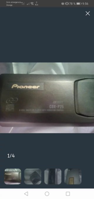 Radio CD Pioneer+cargador 6cds