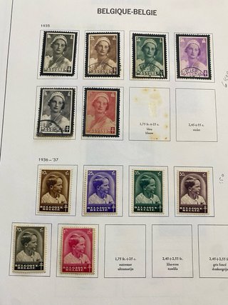247 Sellos Antiguos Bélgica 1893-1939