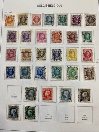 247 Sellos Antiguos Bélgica 1893-1939