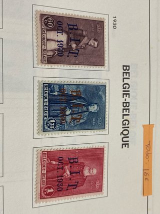 247 Sellos Antiguos Bélgica 1893-1939