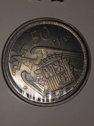 Lote 3 Monedas 50 Pts 1957*57 1957*58 1957*59 y 60