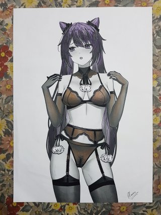 Dipinto quadro disegno anime