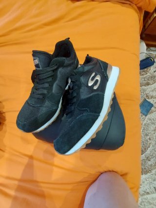 Zapatillas Skechers Negras Mujer