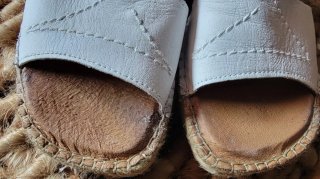 Sandalias alpargatas blancas
