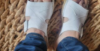 Sandalias alpargatas blancas