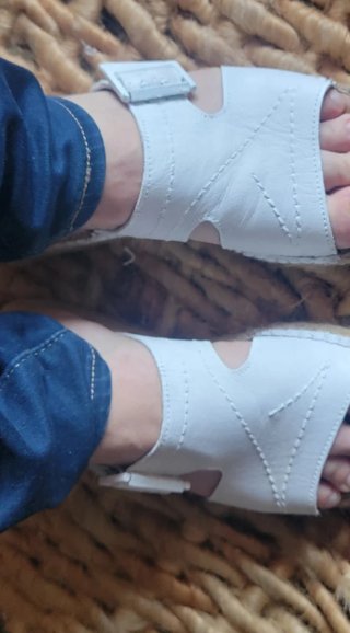Sandalias alpargatas blancas