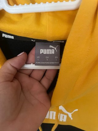 Chándal Puma Hombre Talla L Amarillo/Negro