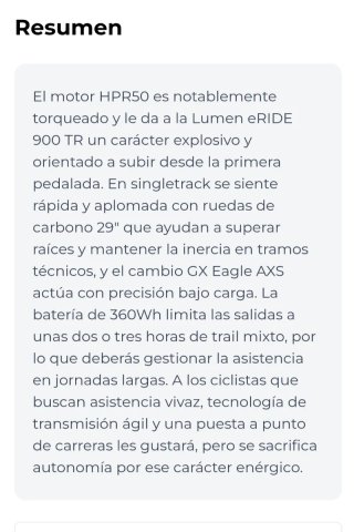 Scott Lumen 900 TR E-bike Talla M