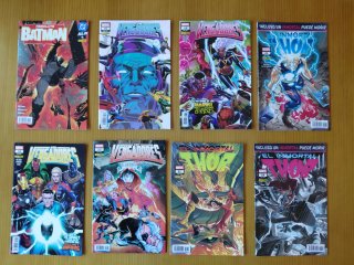 Lote de 48 comics variados de patrulla X,batman..