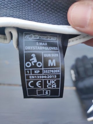 Guantes Moto Alpinestars Talla M Negros
