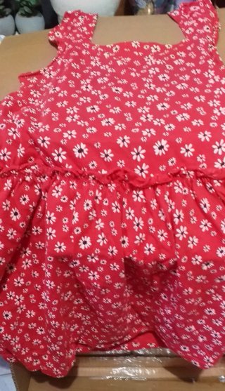 Vestido niña estampado flores