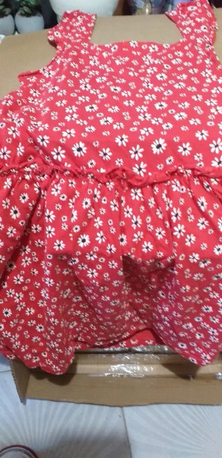 Vestido niña estampado flores
