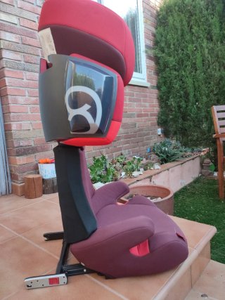 Silla coche Cybex Solution X2 Fix roja