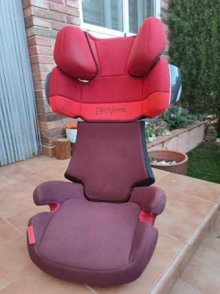 Silla coche Cybex Solution X2 Fix roja