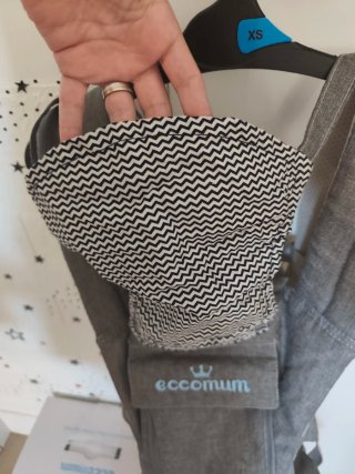 Mochila Portabebés Eccomum Gris