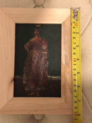 Pintura sobre madera técnica mixta , cuadro