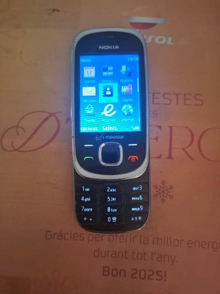 Teléfono Móvil Nokia 7230 Plata