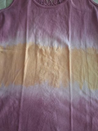 Camiseta sin mangas tie-dye
