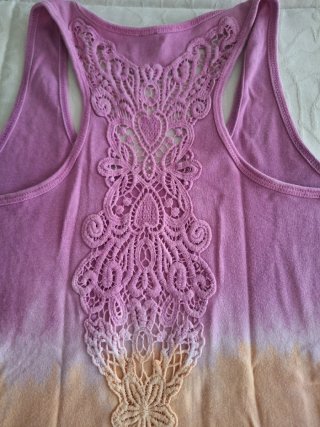 Camiseta sin mangas tie-dye