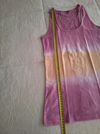 Camiseta sin mangas tie-dye