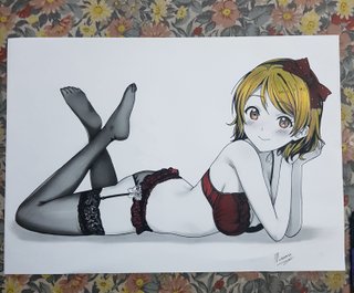 Dipinto quadro disegno anime