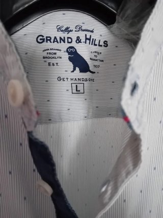 Camicia Grand & Hills L azzurra