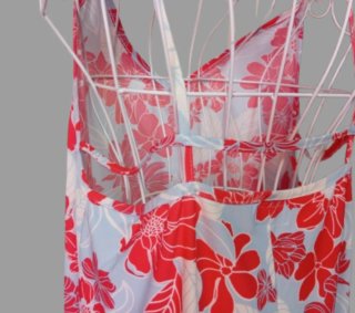 Vestido largo estampado floral verano