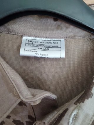 CAMISA-CAMISETA MILITAR A ESTRENAR