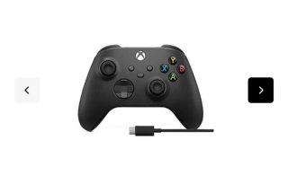 Mando Xbox Negro con Cable USB-C