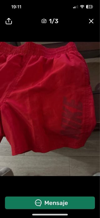 Bañador Nike Rojo