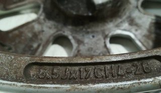 Citroen 296092 65jx17ch426 llanta c4 coupe 1.6 hdi