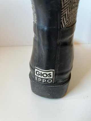 Botas de agua con estampado de espiga