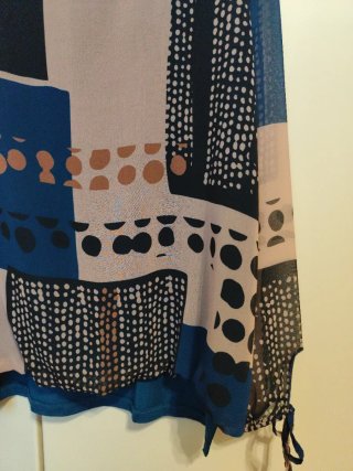 Maglia vintage fantasia geometrica