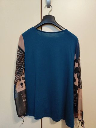 Maglia vintage fantasia geometrica
